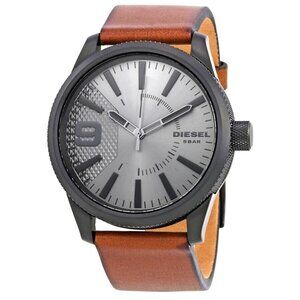 FX04449B NWT Diesel Fashion Men's Quartz Steel Authentic Watch